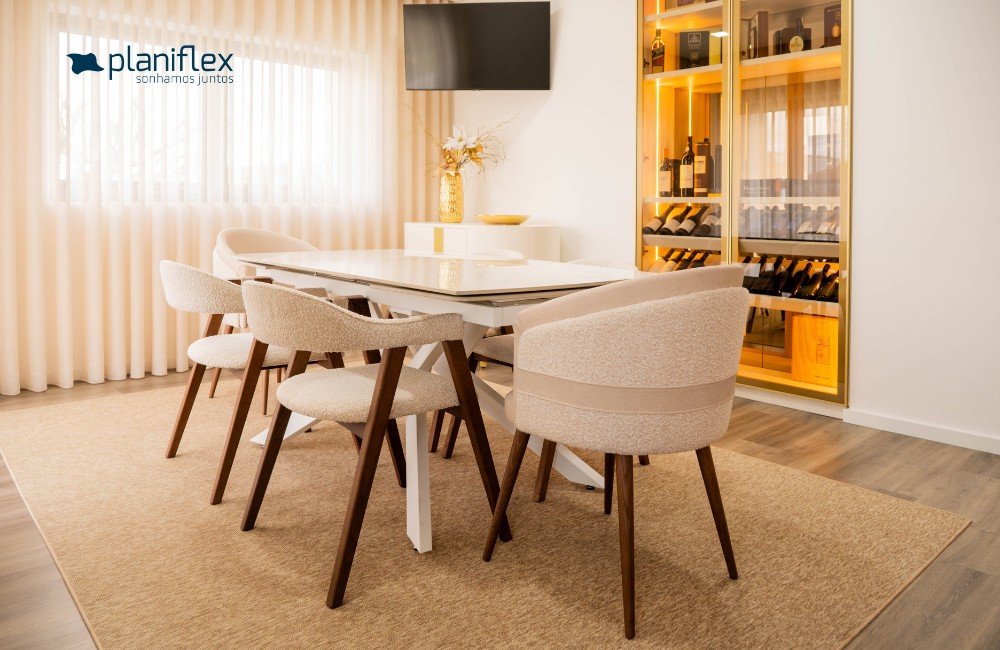 Casa Vale de Cambra — projeto de interiores Planiflex